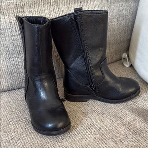 Black Leather Boots Cat and Jack (Target )